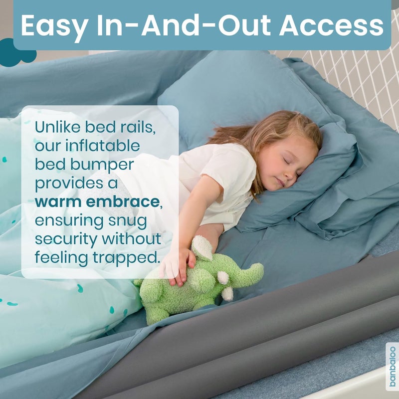 BANBALOO -Inflatable Bed Bumper for Children - Child Fall Protection, Inflatable Travel Bed Rail, for fold-Away, Single, Double, Queen Size, King Size and Montessori beds - Image 4
